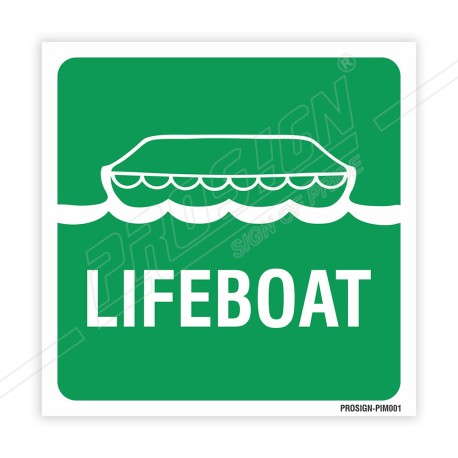 Lifeboat IMO Sign| Protector FireSafety