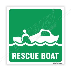 Rescue Boat IMO Sign| Protector FireSafety