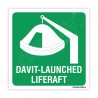 Davit launched Life Raft IMO Sign| Protector FireSafety