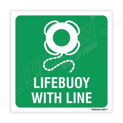 Lifebuoy With Line IMO Sign| Protector FireSafety