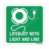 Lifebuoy With Light And Line IMO Sign| Protector FireSafety