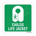 Childs Life Jacket IMO Sign| Protector FireSafety
