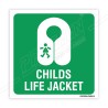 Childs Life Jacket IMO Sign| Protector FireSafety