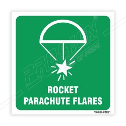 Rocket Parachute Flares IMO Sign| Protector FireSafety