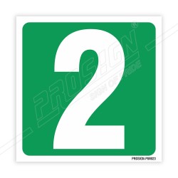 2 Number IMO Sign| Protector FireSafety