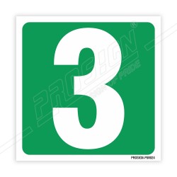 3 Number IMO Sign| Protector FireSafety