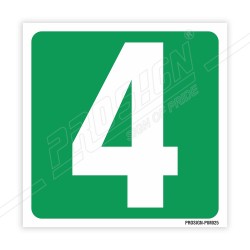 4 Number IMO Sign| Protector FireSafety