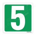 5 Number IMO Sign| Protector FireSafety