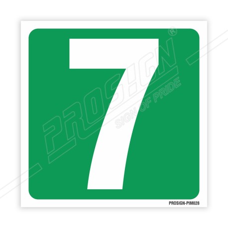 7 Number IMO Sign| Protector FireSafety