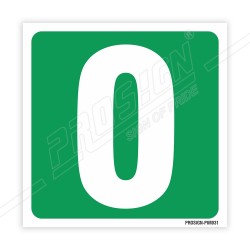 0 Number IMO Sign| Protector FireSafety