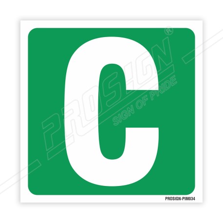 C Letter IMO Sign| Protector FireSafety