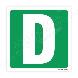 D Letter IMO Sign| Protector FireSafety