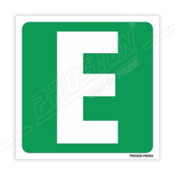 E Letter IMO Sign| Protector FireSafety
