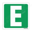 E Letter IMO Sign| Protector FireSafety