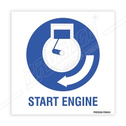 Start Engine IMO Sign| Protector FireSafety