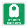 Life Jacket Under Seats IMO Sign| Protector FireSafety
