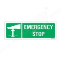 Emergency Stop I MO Sign| Protector FireSafety