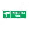 Emergency Stop I MO Sign| Protector FireSafety