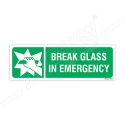 Break Glass In Emergency IMO Sign| Protector FireSafety