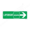 Lifeboat Right Arrow IMO Sign| Protector FireSafety