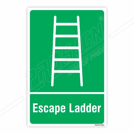 Escape Ladder IMO Sign| Protector FireSafety