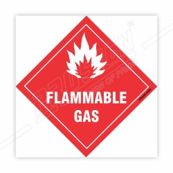 Flammable Gas Hazardous Sign| Protector FireSafety
