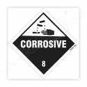 Corrosive 8 Hazardous Sign| Protector FireSafety