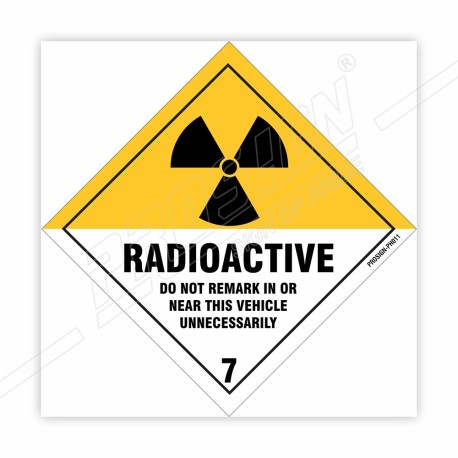 Radioactive Hazardous Sign| Protector FireSafety