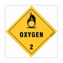 Oxygen 2 Hazardous Sign| Protector FireSafety