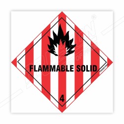 Flammable Solid Hazardous Sign| Protector FireSafety