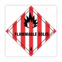 Flammable Solid Hazardous Sign| Protector FireSafety