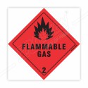 Flammable Gas 2 Hazardous Sign| Protector FireSafety