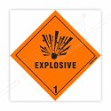Explosive 1  Hazardous Sign| Protector FireSafety