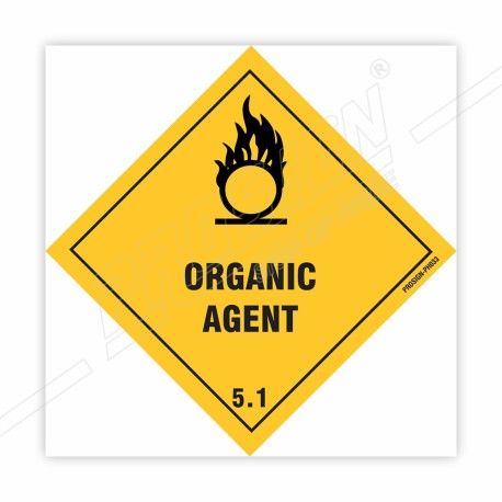Organic Agent Hazardous Sign| Protector FireSafety