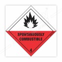 Spontaneously Combustible Hazardous Sign| Protector FireSafety
