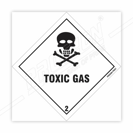 Toxic Gas Hazardous Sign| Protector FireSafety