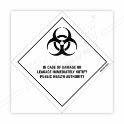 In Case Of Leakage Immediate Notify Hazardous Sign| Protector FireSafety