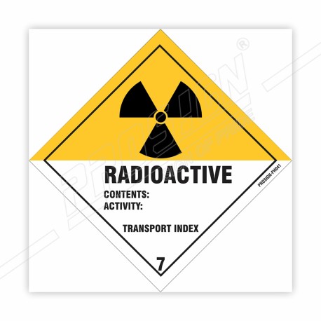 Radioactive Hazardous Sign| Protector FireSafety
