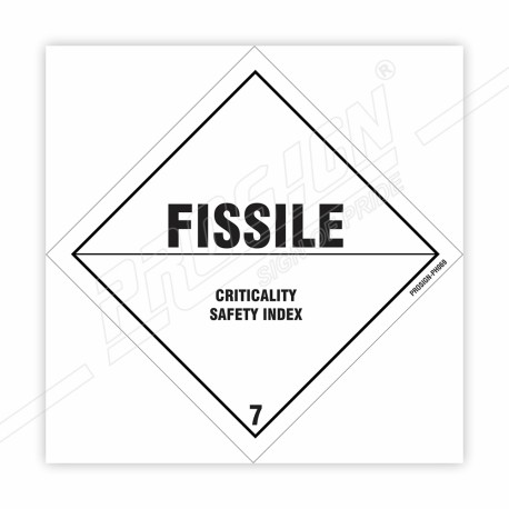 Fissile Hazardous Sign| Protector FireSafety