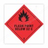 Flash Point Below 32 C Hazardous Sign| Protector FireSafety
