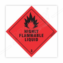 Highly Flammable Liquid Hazardous Sign| Protector FireSafety