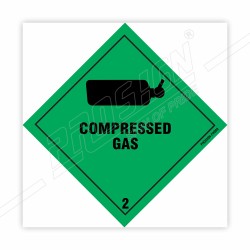 Compressed Gas Hazardous Sign| Protector FireSafety
