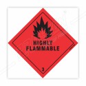 Highly Flammable Hazardous Sign| Protector FireSafety