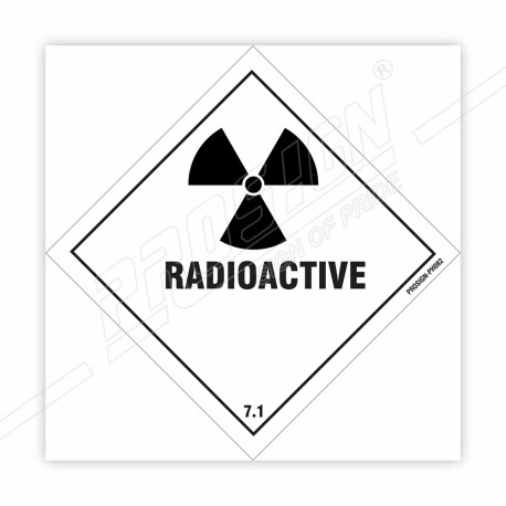 Radioactive Hazardous Sign| Protector FireSafety
