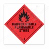 Danger Highly Flammable Store Hazardous Sign| Protector FireSafety