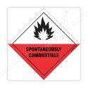 Spontaneously Combustible Hazardous Sign| Protector FireSafety