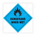Dangerous When Wet Hazardous Sign| Protector FireSafety