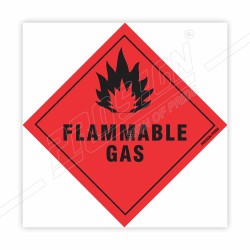 Flammable Gas Hazardous Sign| Protector FireSafety