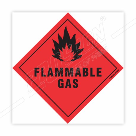 Flammable Gas Hazardous Sign| Protector FireSafety