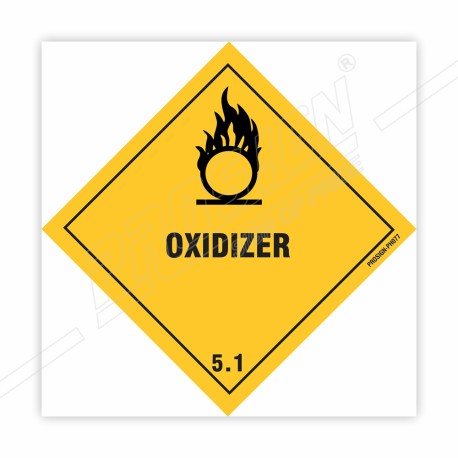 Oxidizer Hazardous Sign| Protector FireSafety